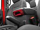 RedRock Armrest Trim Set; Red (18-24 Jeep Wrangler JL)