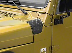 RedRock Cowl Armor; Diamond Plate Style (97-06 Jeep Wrangler TJ)