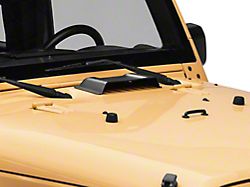 RedRock Cowl Vent Air Scoop; Textured Black (07-18 Jeep Wrangler JK)