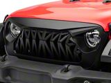 RedRock Deep Woods Grille; Matte Black (18-24 Jeep Wrangler JL w/o TrailCam)