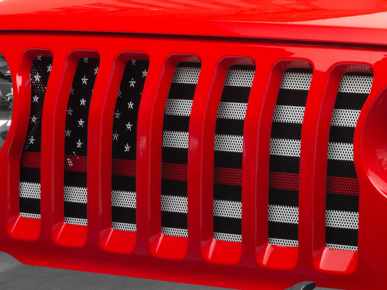 RedRock Jeep Wrangler Grille Insert; Faded Glory J152408 (18-24 Jeep Wrangler  JL w/o TrailCam) - Free Shipping