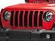 RedRock Headlight Trim and Grille Insert Kit; Matte Black (18-23 Jeep Wrangler JL Sport w/o TrailCam)