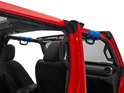 RedRock Roll Bar Grab Handles; Blue (Universal; Some Adaptation May Be Required)