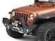 RedRock Max-HD Full Width Winch Front Bumper with Fog Lights and LED Light Bar (07-18 Jeep Wrangler JK)