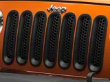 RedRock Honeycomb Grille Inserts; Matte Black (07-18 Jeep Wrangler JK)