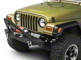 RedRock Stubby Winch Front Bumper with Stinger Bar (87-06 Jeep Wrangler YJ & TJ)