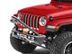 RedRock Stubby Winch Front Bumper with LED Lights and Stinger Bar (18-24 Jeep Wrangler JL)