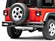 RedRock Tubular Rear Bumper with Wrap Around; Textured Black (18-24 Jeep Wrangler JL)