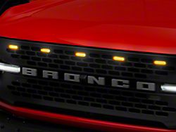 RedRock 5-Piece LED Grille Light Kit (21-24 Bronco Badlands and Wildtrack)