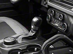 RedRock Billet Console Switch Cover Kit; Black (21-24 Bronco)