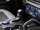 RedRock Billet Console Switch Cover Kit; Blue (21-24 Bronco)