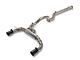 RedRock Cat-Back Exhaust with Black Tips (21-24 Bronco 4-Door, Excluding Raptor)