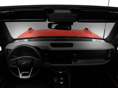 RedRock Dash Speaker Cover Kit; Stainless (21-24 Bronco)