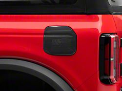 RedRock Fuel Door Cover; Carbon Fiber (21-24 Bronco)