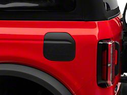 RedRock Fuel Door Cover; Matte Carbon Design (21-24 Bronco, Excluding Raptor)