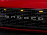 RedRock LED Grille Lighting; Smoked (21-24 Bronco Badlands, Everglades, Wildtrack)