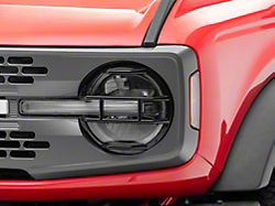 RedRock Off Road Headlight Guards; Black (21-24 Bronco)