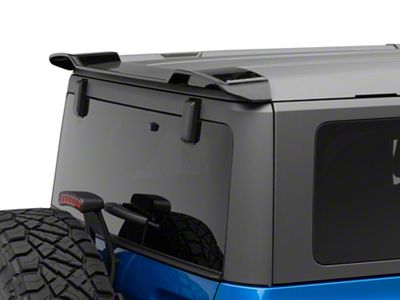 RedRock Rear Spoiler; Gloss Black (21-24 Bronco w/ Hard Top)