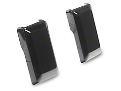 RedRock Rear Window Hinge Covers; Black (21-25 Bronco w/ Hard Top)