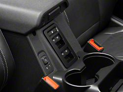 RedRock Window Switch Cover Trim; Matte Black (21-24 Bronco 4-Door)