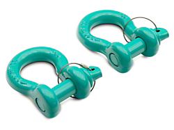 RedRock 3/4-Inch D-Ring Shackles; Tropical Breeze