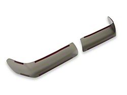 RedRock Fender Turn Signal Light Covers; Smoked (20-24 Jeep Gladiator JT w/ LED Fender Lights)