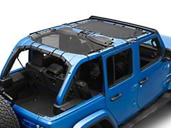 RedRock Mesh Sun Shade; Front and Rear; Black (24-25 Jeep Gladiator JT)