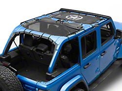 RedRock Mesh Sun Shade; Front and Rear; Star (24-25 Jeep Gladiator JT)