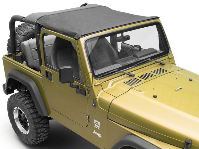 RedRock Bikini Top; Black Diamond (97-06 Jeep Wrangler TJ, Excluding Unlimited)