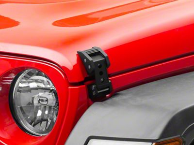 RedRock Billet Hood Catch Kit (07-25 Jeep Wrangler JK & JL)