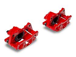 C&L Performance Front Brake Calipers; Red (07-18 Jeep Wrangler JK)