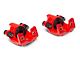 C&L Performance Rear Brake Calipers; Red (03-06 Jeep Wrangler TJ w/ Rear Disc Brakes)