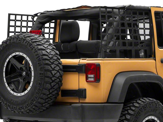 RedRock Hard Top Rear Window Molle Panels (07-18 Jeep Wrangler JK 4-Door)