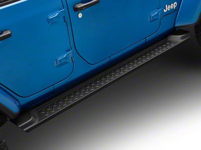 RedRock Heavy Duty Steel OE Style Side Step Bars (18-24 Jeep Wrangler JL 4-Door)