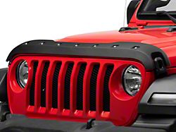 RedRock Hood Protector; Black (18-24 Jeep Wrangler JL)