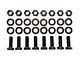 RedRock Replacement Grille Hardware Kit for J100182 Only (07-18 Jeep Wrangler JK)