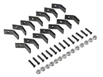 RedRock Replacement Grille Insert Hardware Kit for J14007 Only (97-06 Jeep Wrangler TJ)