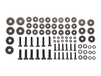 RedRock Replacement Rocker Guard Hardware Kit for J100187 Only (07-18 Jeep Wrangler JK 4-Door)