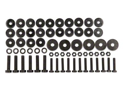 RedRock Replacement Rocker Guard Hardware Kit for J130270-JL Only (18-24 Jeep Wrangler JL 2-Door)