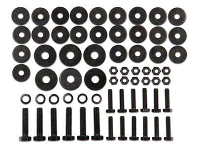 RedRock Replacement Side Armor Hardware Kit for J125457-JL Only (18-24 Jeep Wrangler JL 4-Door)