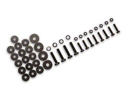 RedRock Replacement Side Armor Hardware Kit for J130269-JL Only (18-24 Jeep Wrangler JL 2-Door)