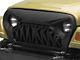 RedRock Shark Grille; Matte Black (97-06 Jeep Wrangler TJ)