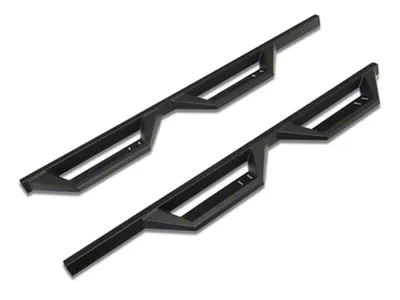 RedRock TC2 Drop Step Running Boards; Textured Black (07-18 Jeep Wrangler JK 4-Door)