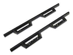 RedRock 4-Inch Drop TC1 Running Boards; Textured Black (05-23 Tacoma Double Cab)