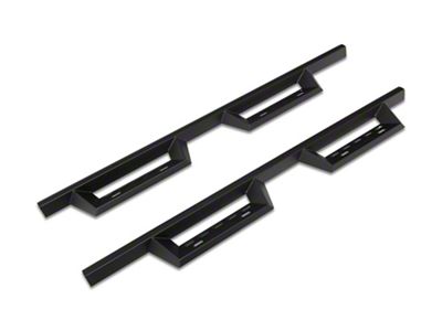 RedRock 4-Inch Drop TC1 Running Boards; Textured Black (05-23 Tacoma Access Cab)