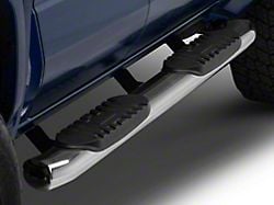 RedRock 5-Inch Oval Bent End Side Step Bars; 304 Stainless Steel (24-25 Tacoma Double Cab)