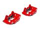 C&L Performance Front Brake Calipers; Red (05-23 6-Lug Tacoma)