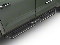 RedRock Drop Step Running Boards; Textured Black (22-25 Tundra CrewMax)