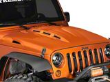 RedRock Avenger Heat Dispersion Hood; Unpainted (07-18 Jeep Wrangler JK)