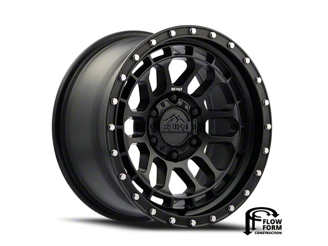 Reika R35 Rambler Satin Black 6-Lug Wheel; 17x9; -12mm Offset (03-09 4Runner)